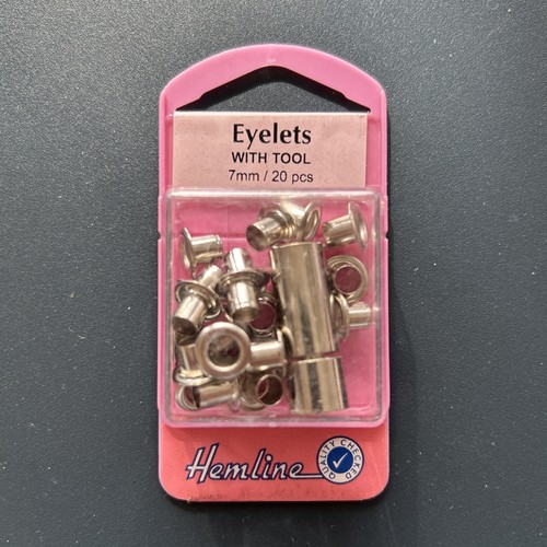 Hemline eyelets 7mm pieces - 20,