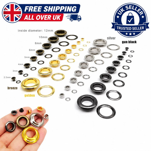 50pcs metal eyelet grommet - 50pcs,