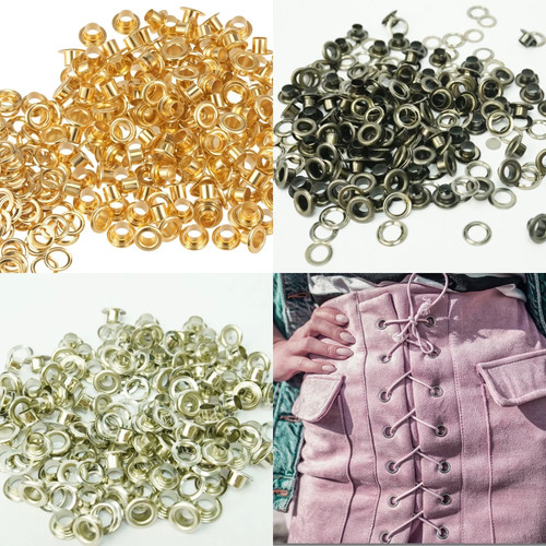 Brass eyelets with - with, washers