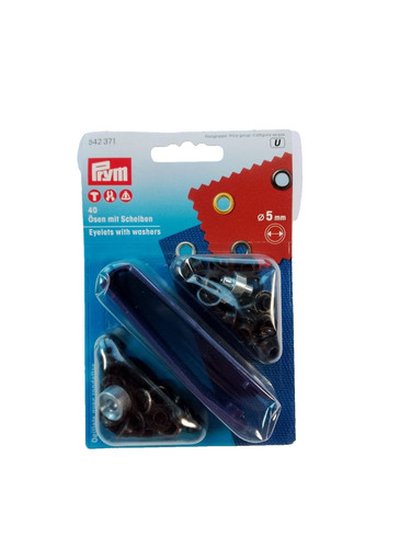 Prym black eyelets and - black,