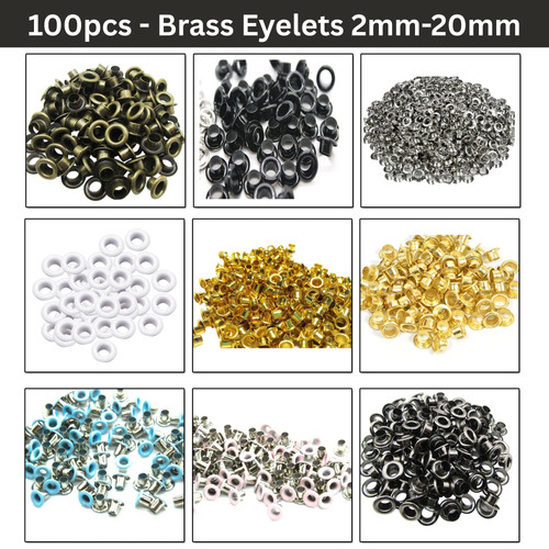 Brass eyelets grommets - brass,