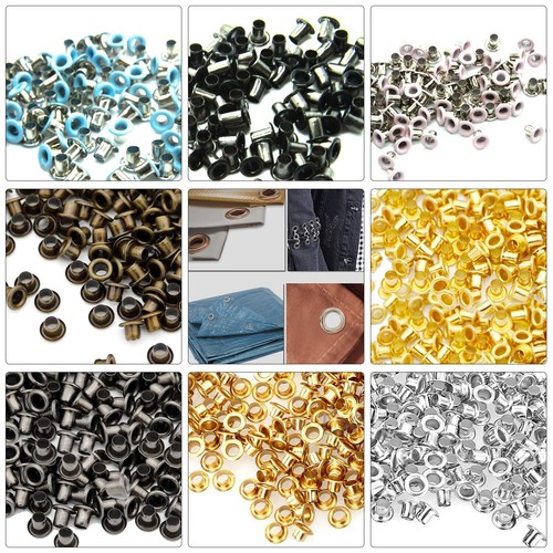 Brass eyelets with washers - eyelets,