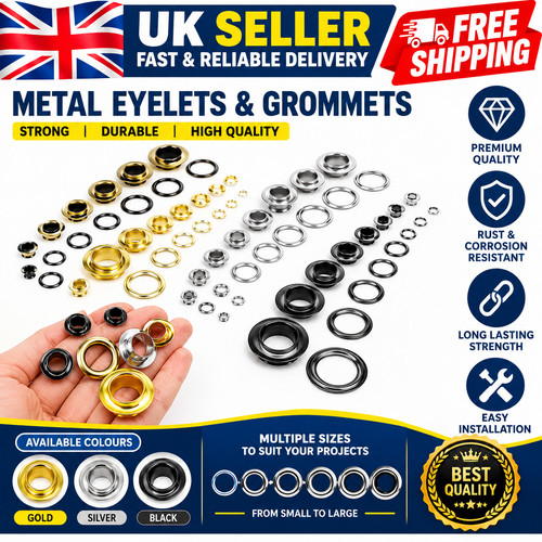 50pcs metal eyelet - 50pcs, grommet