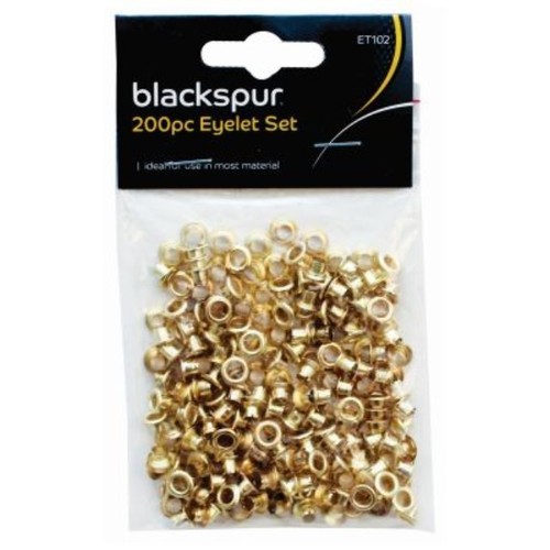 200pc brass eyelet rings set - eyelet,