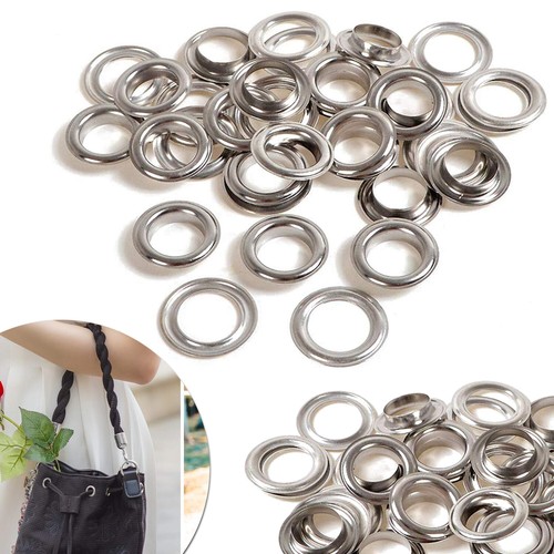 100 silver eyelet with washer - 100,