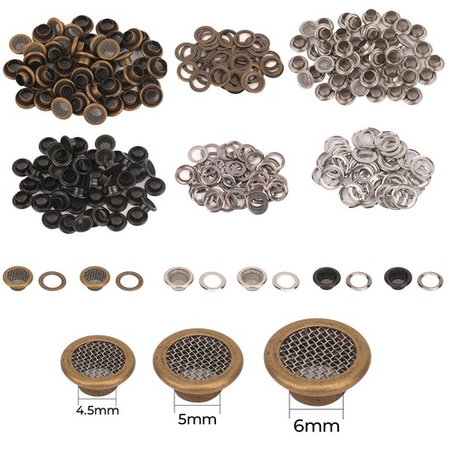 100pcs metal mesh eyelets - 50/100pcs,