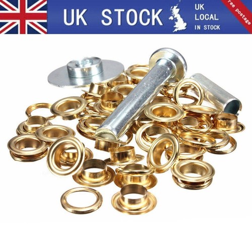50pcs large metal eyelet - metal,