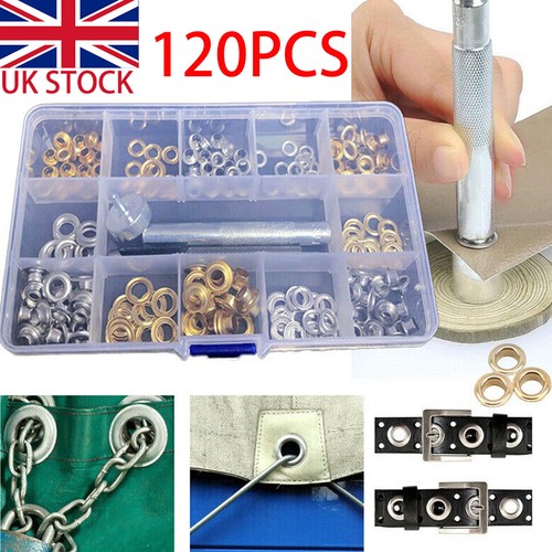 120x metal grommets - grommets, kit